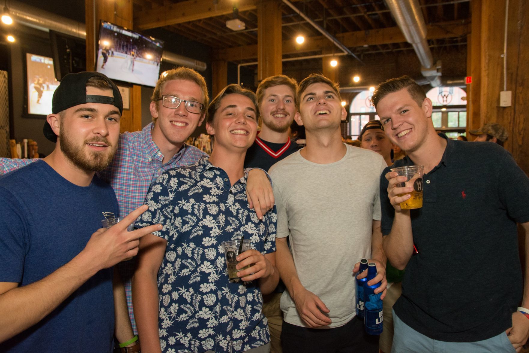Blues Fans at Wheelhouse during Stanley Cup Final Game 7. Spons
